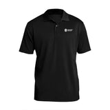 MTI RacerMesh Embroidered Polo Shirt - Black