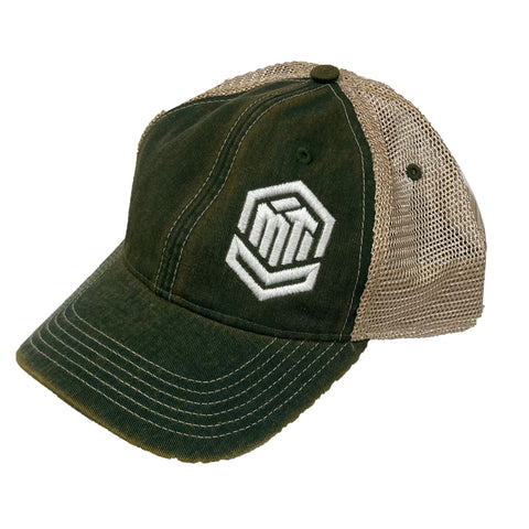 MTI Legacy Trucker Cap - Dark Green