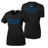 Mountain Athlete DryFit Ladies T-Shirt - Black
